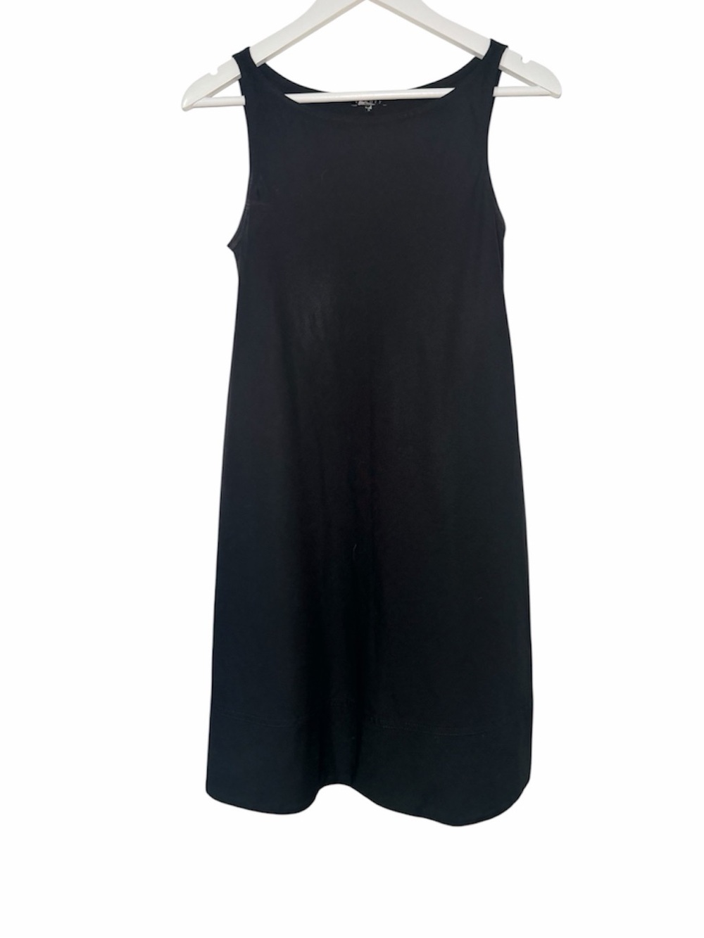 Theory Black Midi Sleeveless Shift Dress